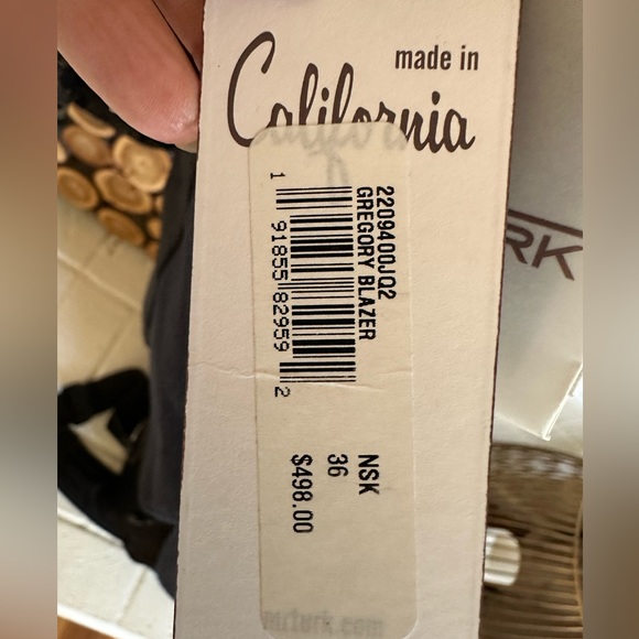 Mr Turk peacock jacket size 36 NWT - Picture 2 of 9